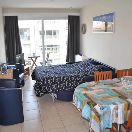 아파트 In St-idesbald With Sea View Balcony, Cleaning Included 코크시데